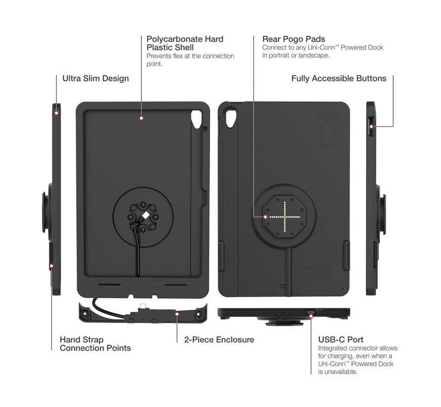 IntelliSkin® Thin-Case™ voor iPad 10th Gen (Pogo Pads aan achterkant)