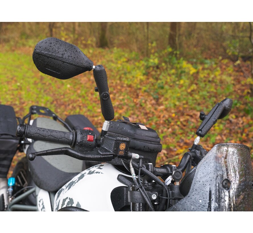 Tough-Mirror™-set met M10-1.25 Bases + Reverse Adapter - Long Arm