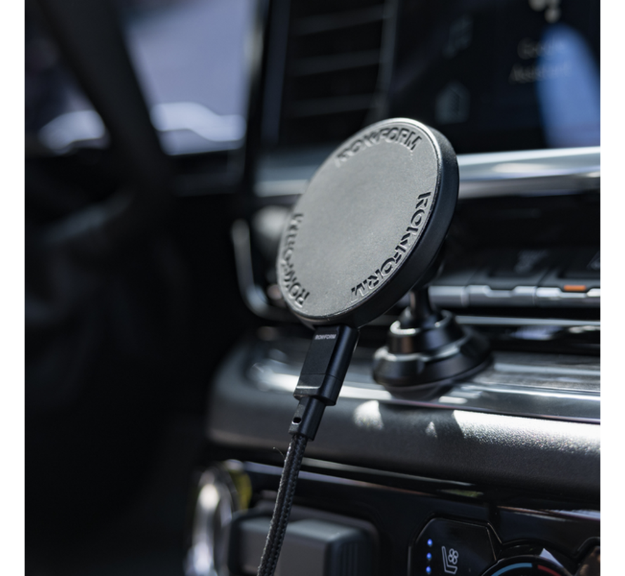 Draadloze dashboard autolader 15 watt (Magsafe geschikt)