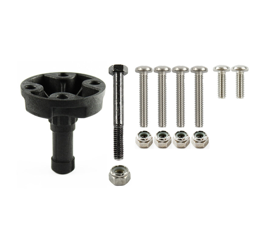 5 Spot Basis met post RAP-114-5PU