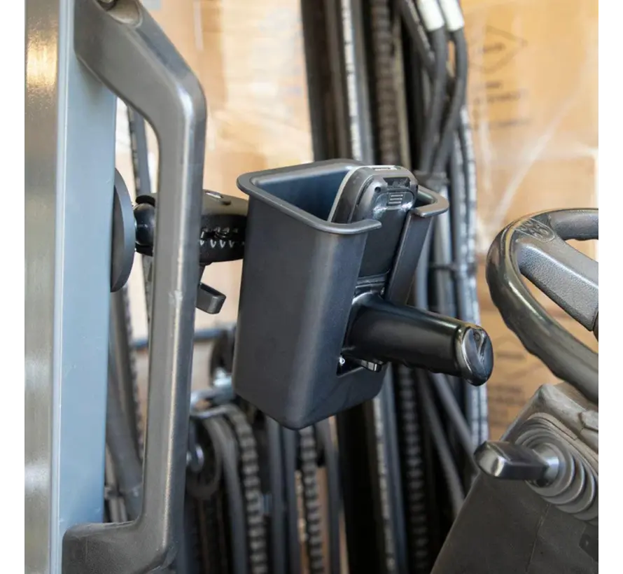Barcodescanner houder groot met magneet montage set