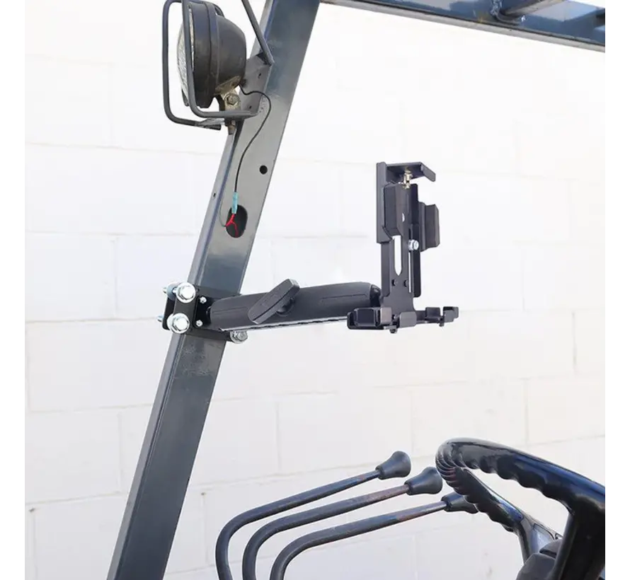 Metalen heftruckmontageset tablethouder universeel met slot