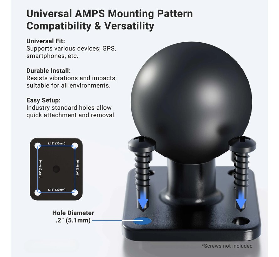 Heftruckmontageset Slim-Grip tablethouder universeel