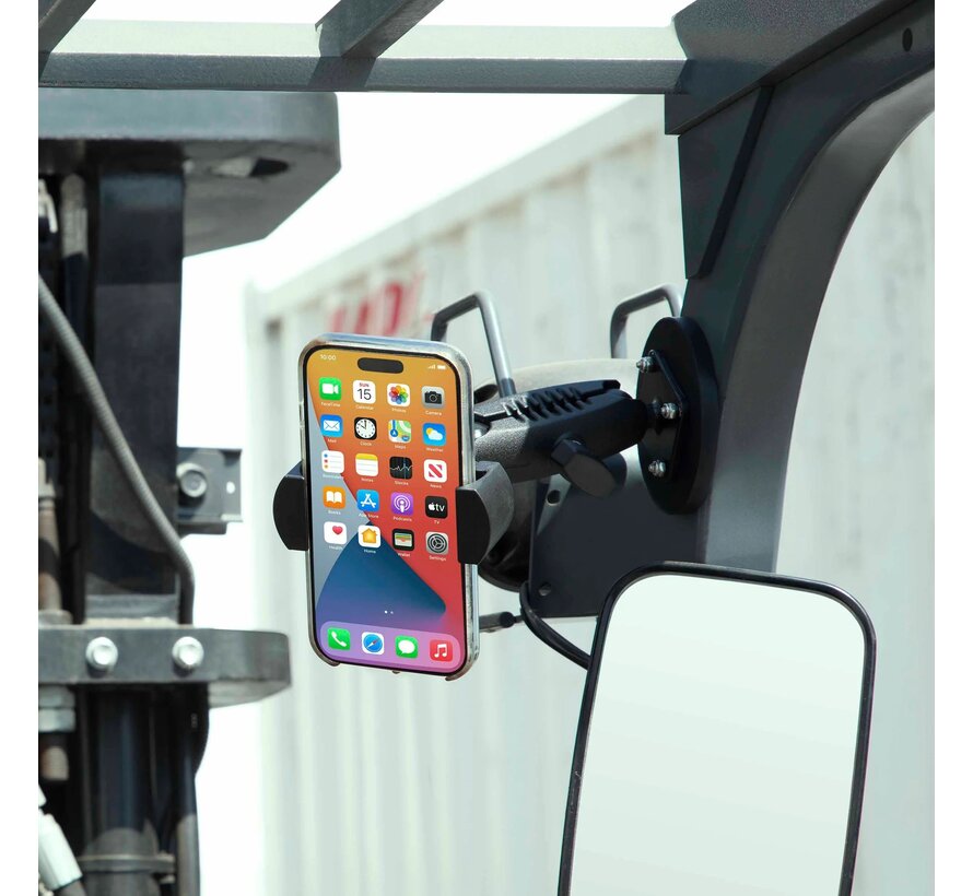 Telefoon/tablethouder universeel magneet montage set