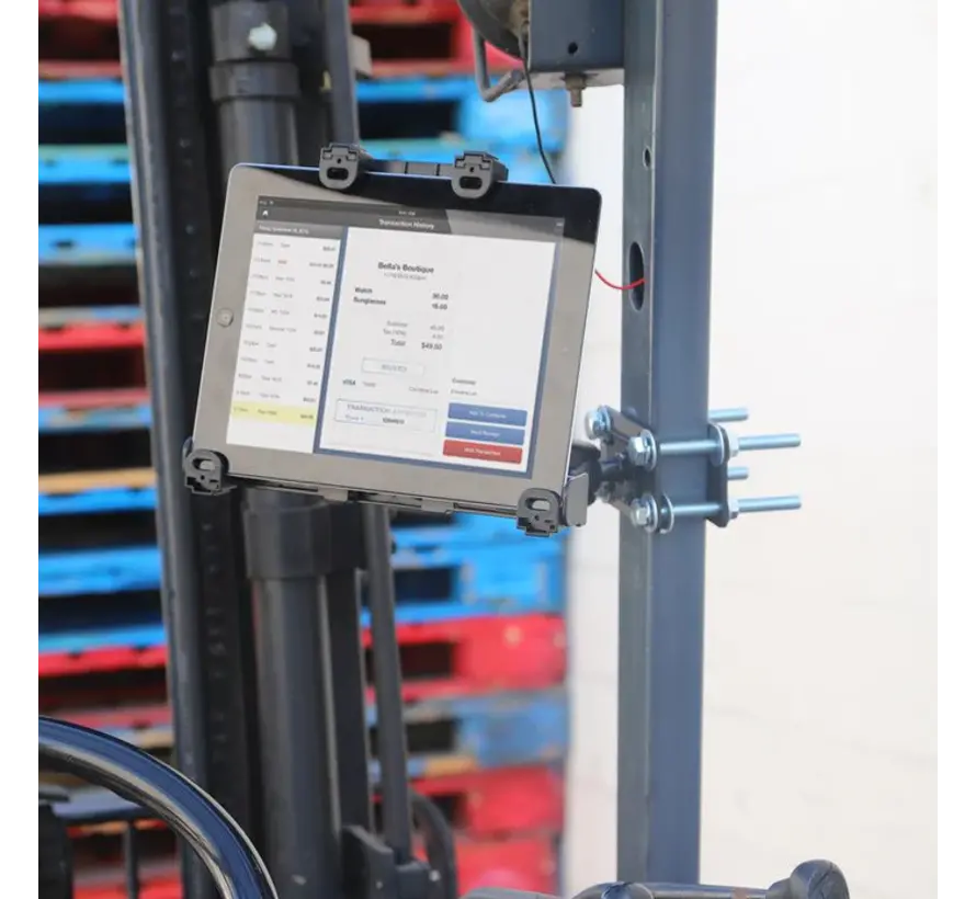 heftruckmontageset tablethouder universeel met slot