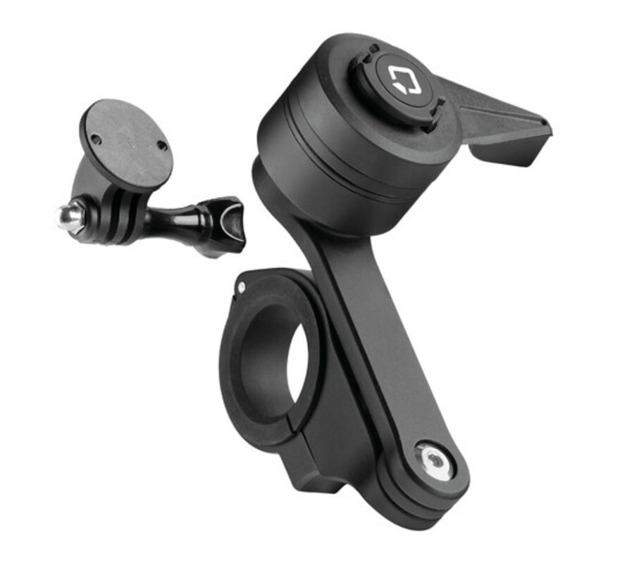 Optiline Telefoonhouder Motor Stuurbevestiging Met Quick release & Action Cam Adapter Incl. Anti Vibratie