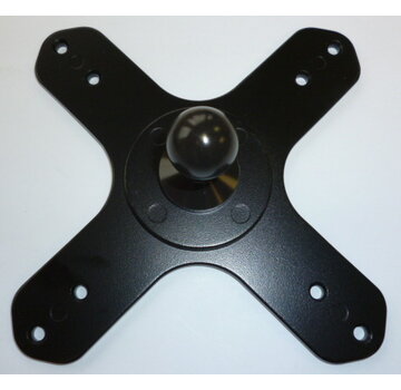Onyx VESA 75/100 plaat met 20mm kogeladapter