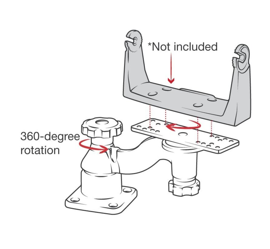 Horizontal Single Swing Arm Mount RAM-109HU