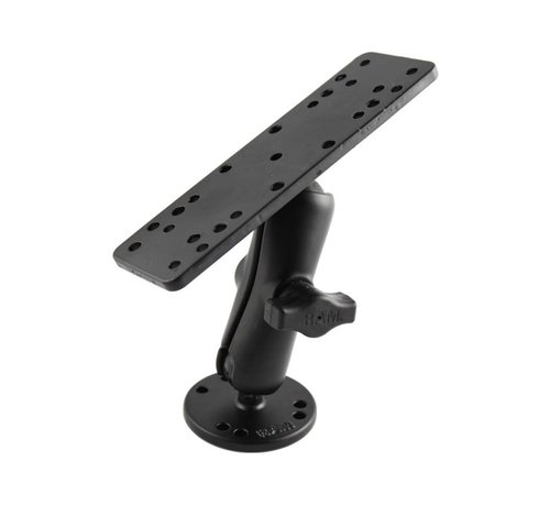 RAM Mount Maritieme Electronica Montageset met Ronde Basis en B-Kogel