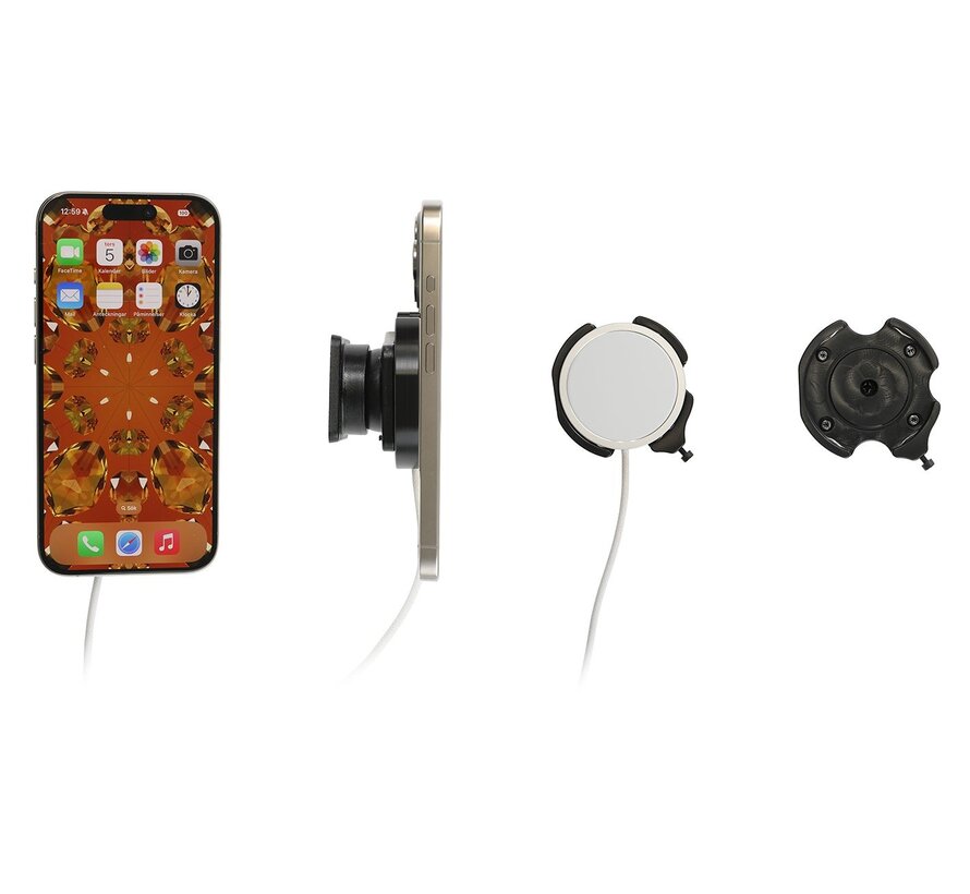 houder Apple MagSafe Charger+ swivel iPhone 12-16  	216173