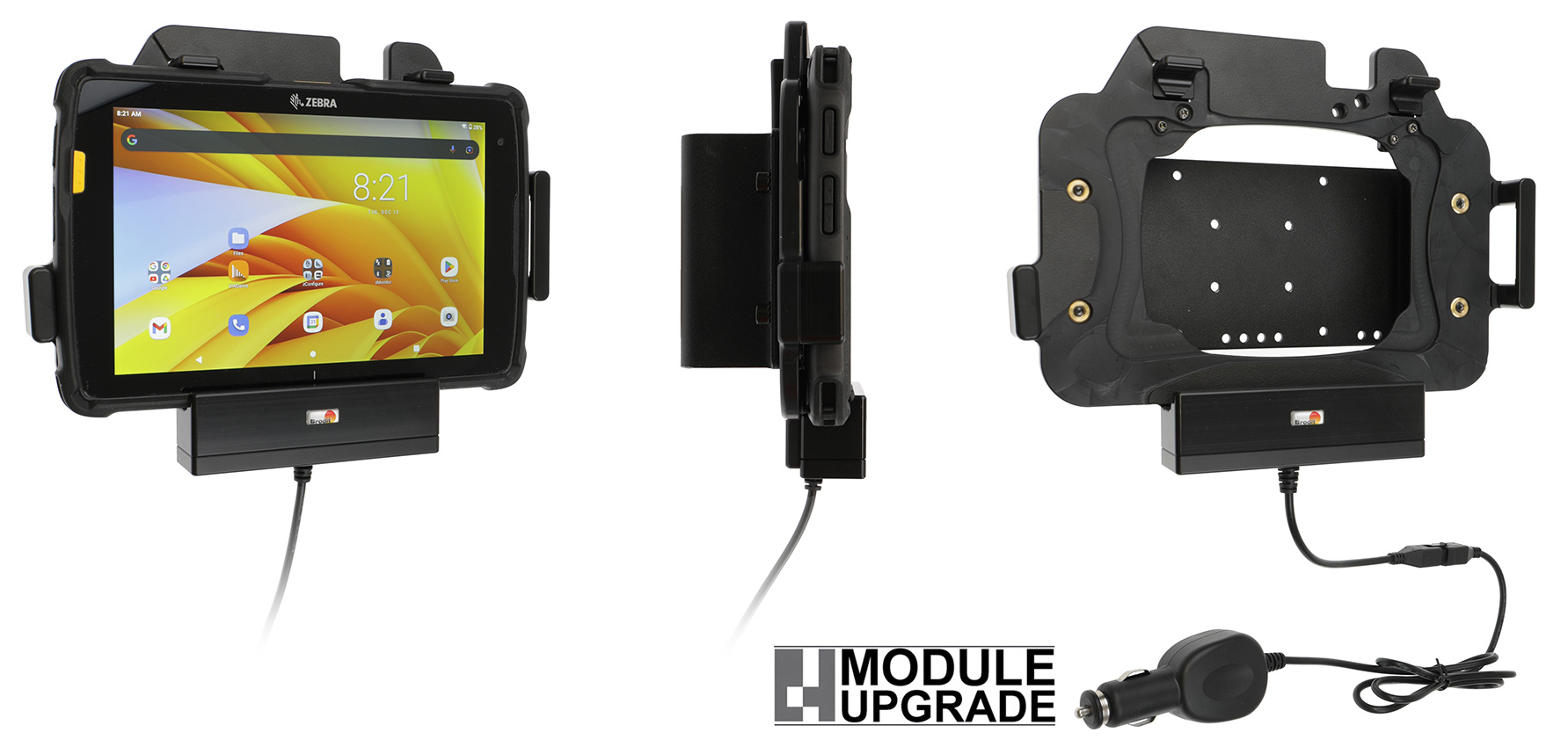 Brodit Zebra ET45/40 8 Active holder with cig-plug
