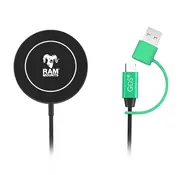 RAM Mount Qi2 15W draadloze Magsafe oplader- Waterdicht