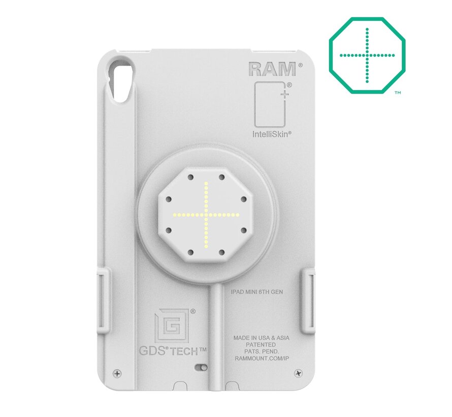 IntelliSkin® Thin-Case™ voor Apple iPad mini (A17 Pro) & mini 6 (Pogo Pads aan achterkant)