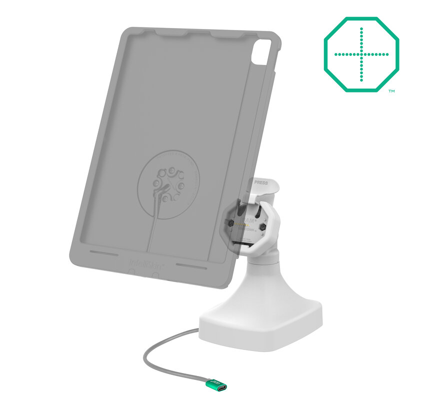 GDS® Uni-Conn™ Kantel- en Draai Kiosk Dock met oplaadfunctie via USB-C