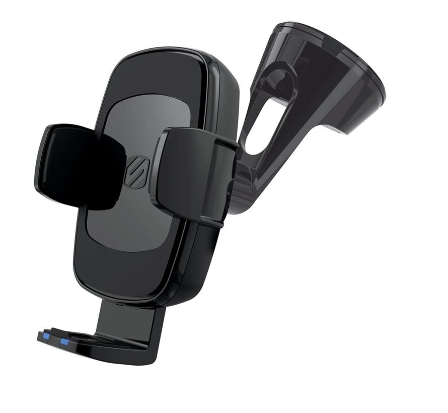 Universele 15W oplaad autoruit en dashboardhouder (Qi)
