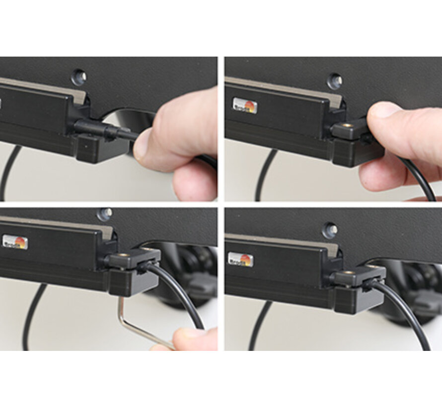 houder met sigplug lader Samsung Gal. TAB Active3/5 + USB A/C poort