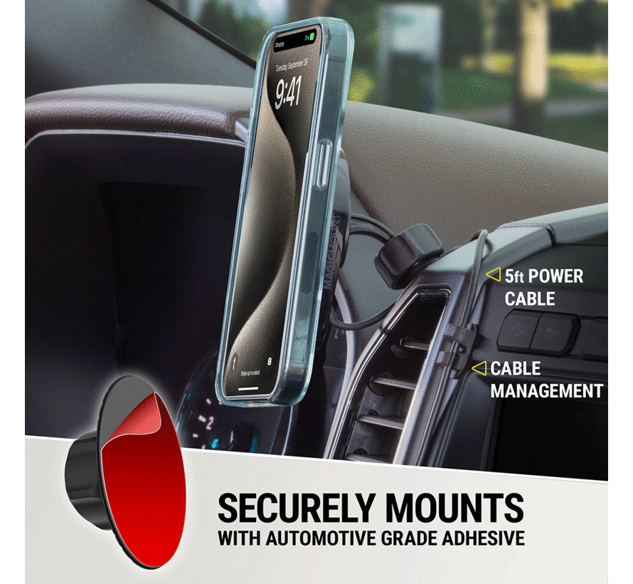 magicMOUNT Pro Charge Dash/Vent - MagSafe-compatibel