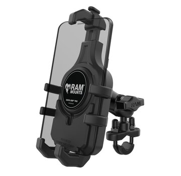 RAM Mount Quick-Grip™ Pro Telefoonhouder met Stuur U-Beugel Basis