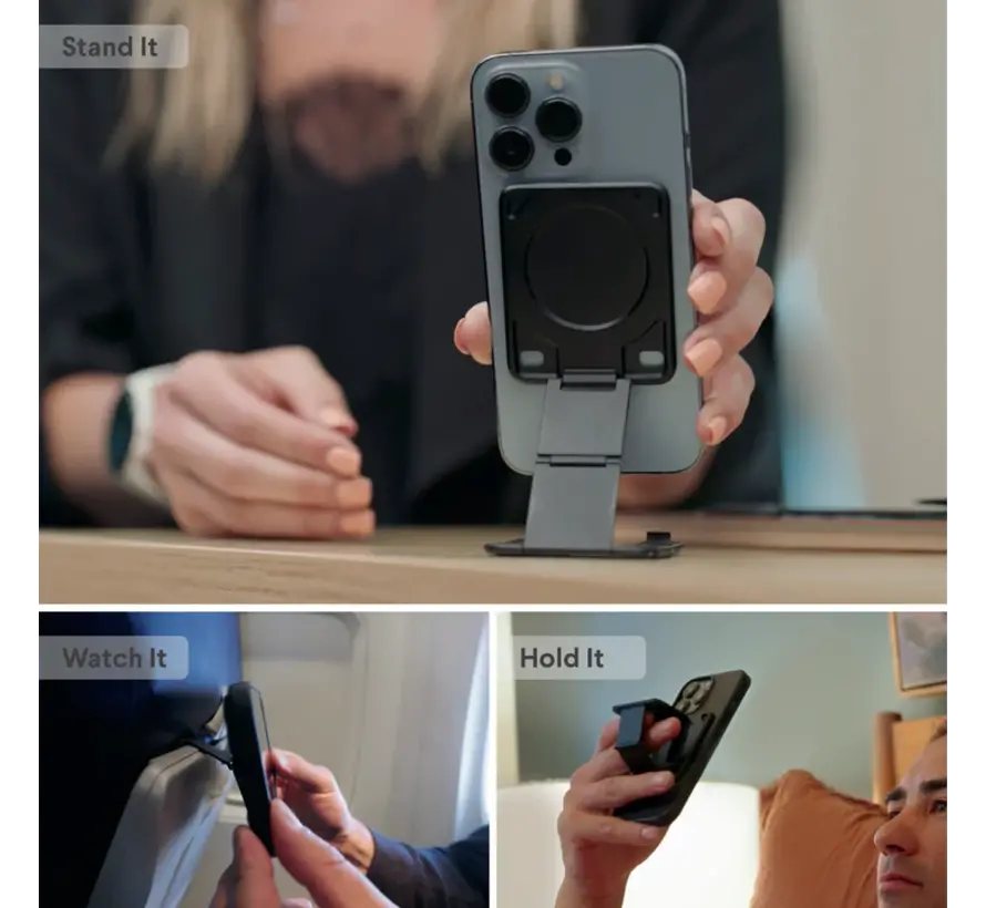 Stance+ 10-in-1 MagSafe-statief, Vent Mount, standaard