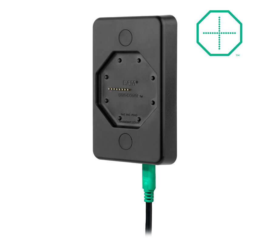 GDS® Uni-Conn™ powered Wanddock met USB-C