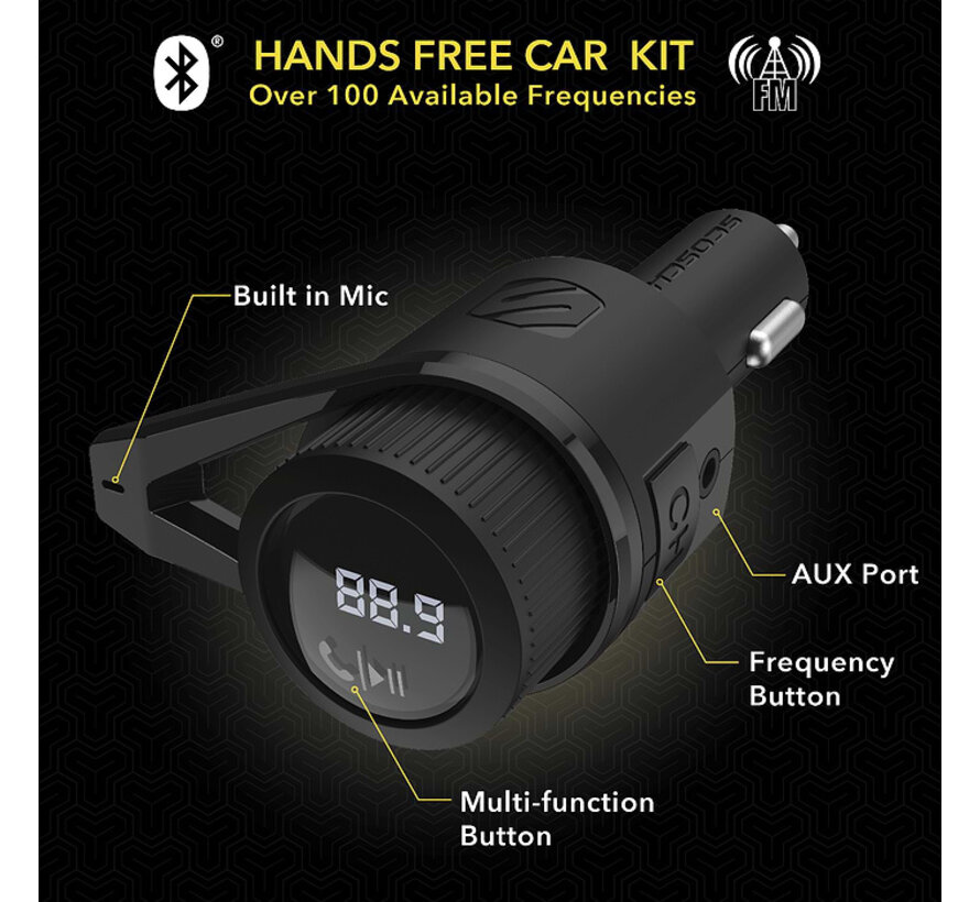 BTFreq Wireless Carkit FM transmitter 12W