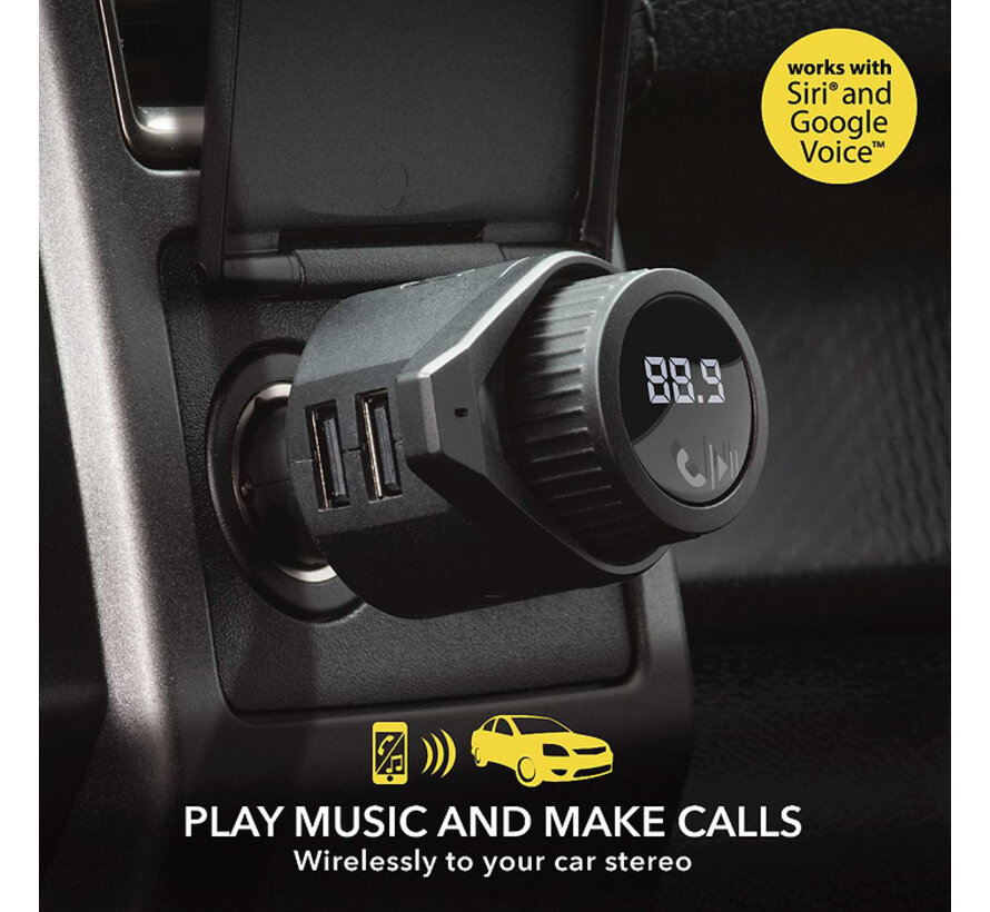 BTFreq Wireless Carkit FM transmitter 12W