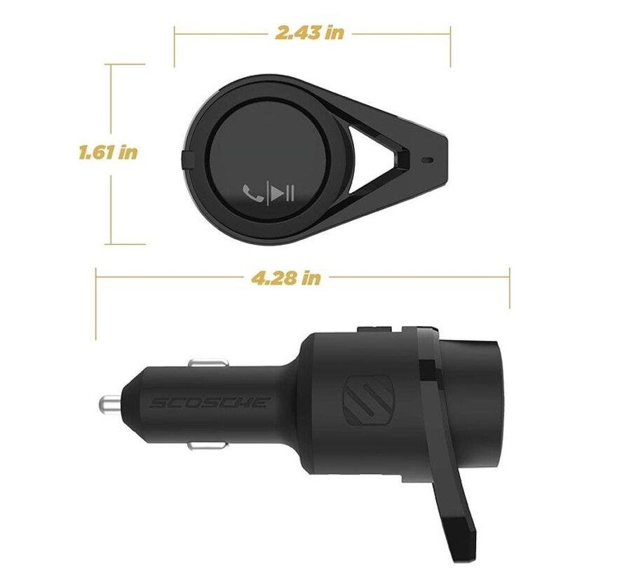 BTFreq Wireless Carkit FM transmitter 12W
