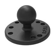 RAM Mount Ronde Basis met B-Kogel (25 mm) - Aluminium