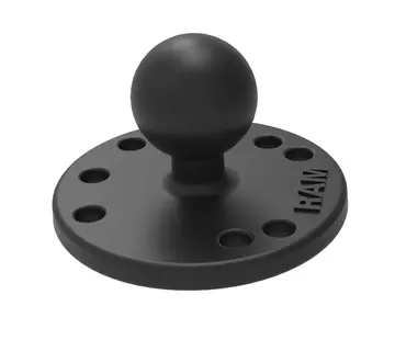 RAM Mount Ronde Basis met B-Kogel (25 mm) - Aluminium