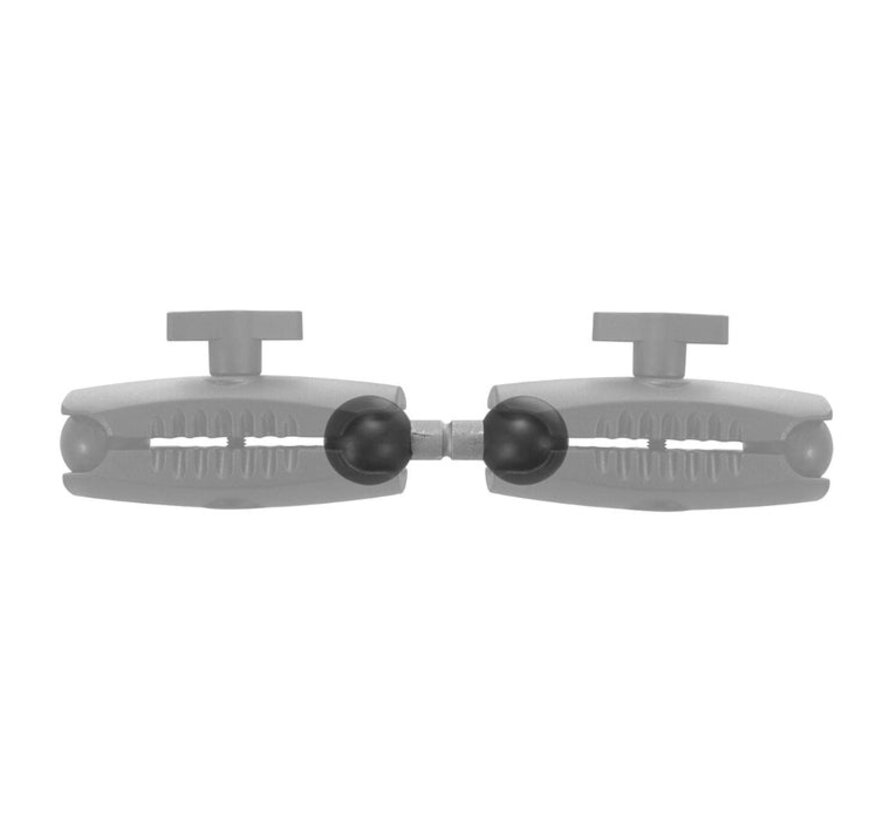 25mm / 1 inch  metalen verlengkogeladapter Double Ball