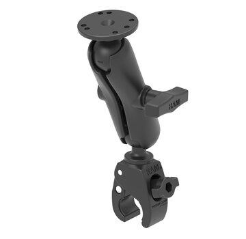 RAM Mount Tough-Claw™ kleine klembevestiging met ronde plaat Adapter