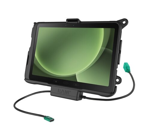 RAM Mount Power & Data Dock voor Samsung Tab Active4/5 Pro & Tab Active Pro met USB-C  en USB-A