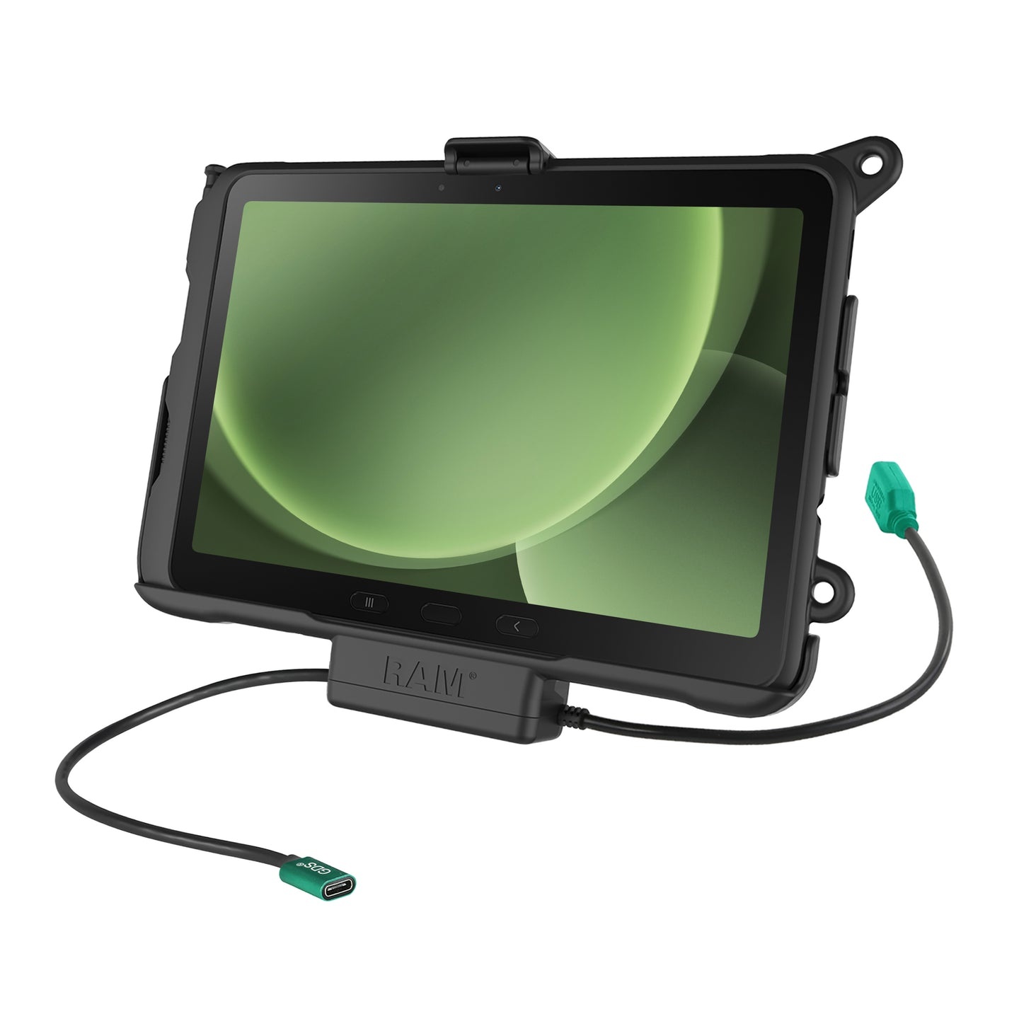 RAM Mount Power & Data Dock voor Samsung Tab Active4/5 Pro & Tab Active Pro met USB-C  en USB-A