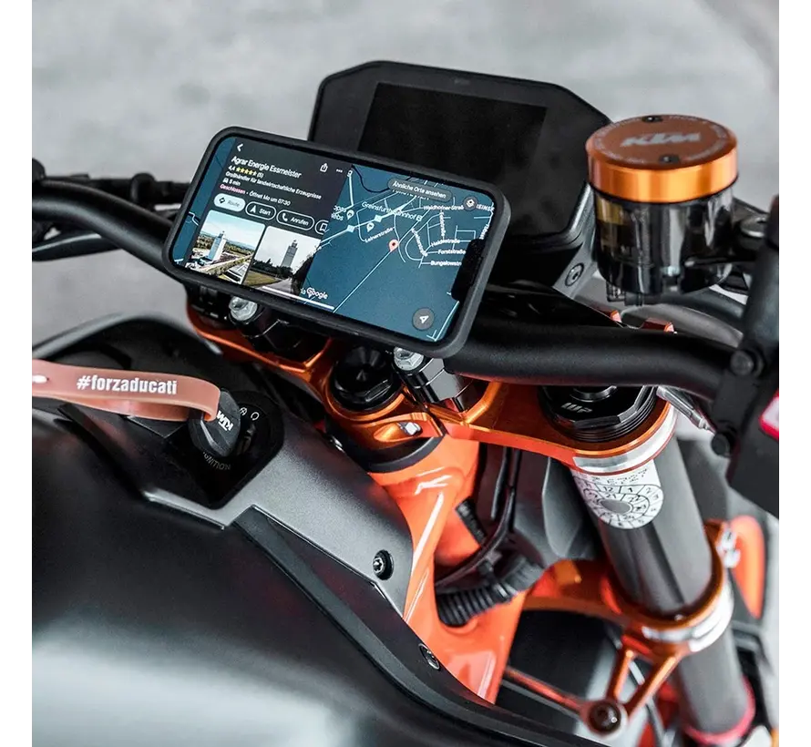 Moto Stuurstang Mount Pro met iPhone hoes - Bundel
