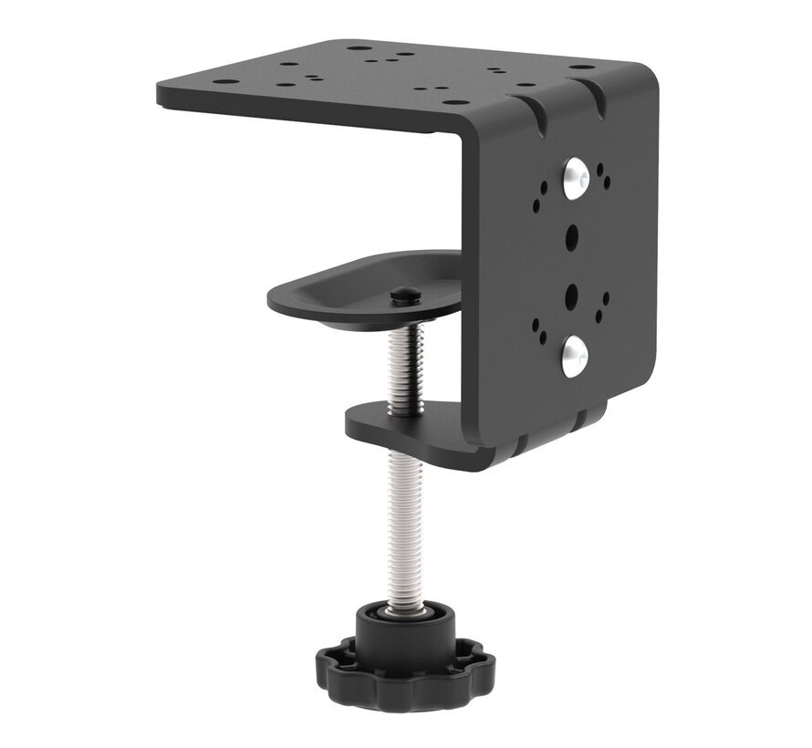 Robuuste C-klemvoet voor kogelvoeten en voetstukbevestigingen