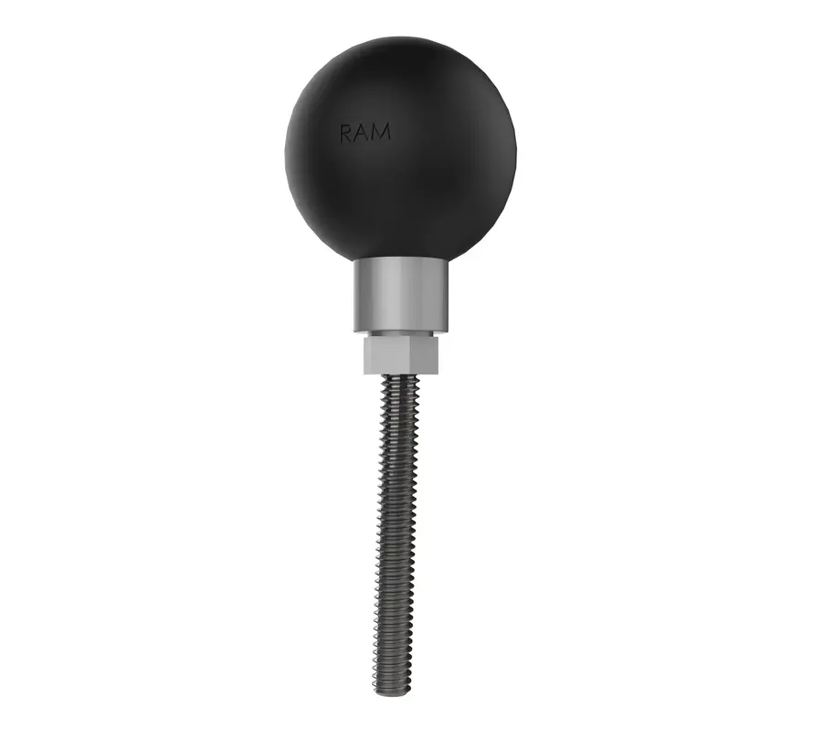 6.5 cm RVS bout met C-Kogel