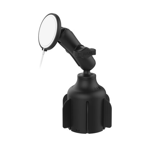RAM Mount Stubby ™ bekerhouder met Apple 25W MagSafe-adapter  RAP-B-299-4-AP-MAG-1U