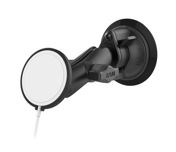 RAM Mount Zuignapset met Adapter voor 25W Apple MagSafe   RAM-B-166-AP-MAG-1U