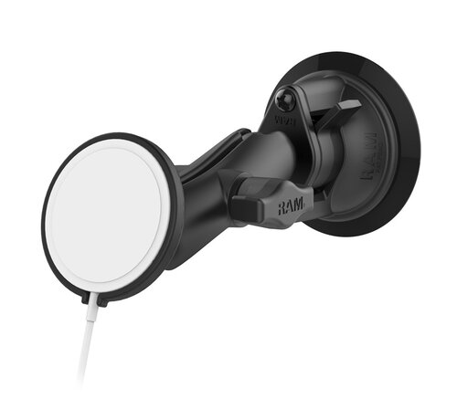 RAM Mount Zuignapset met Adapter voor 25W Apple MagSafe RAM-B-166-AP-MAG-1U
