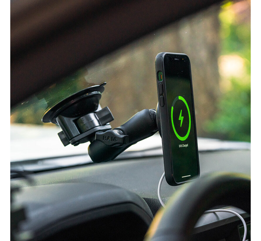 Zuignapset met Adapter voor 25W Apple MagSafe   RAM-B-166-AP-MAG-1U