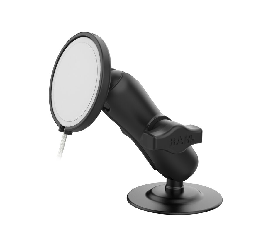 Plak kogel bevestiging met adapter voor Apple 25W MagSafe