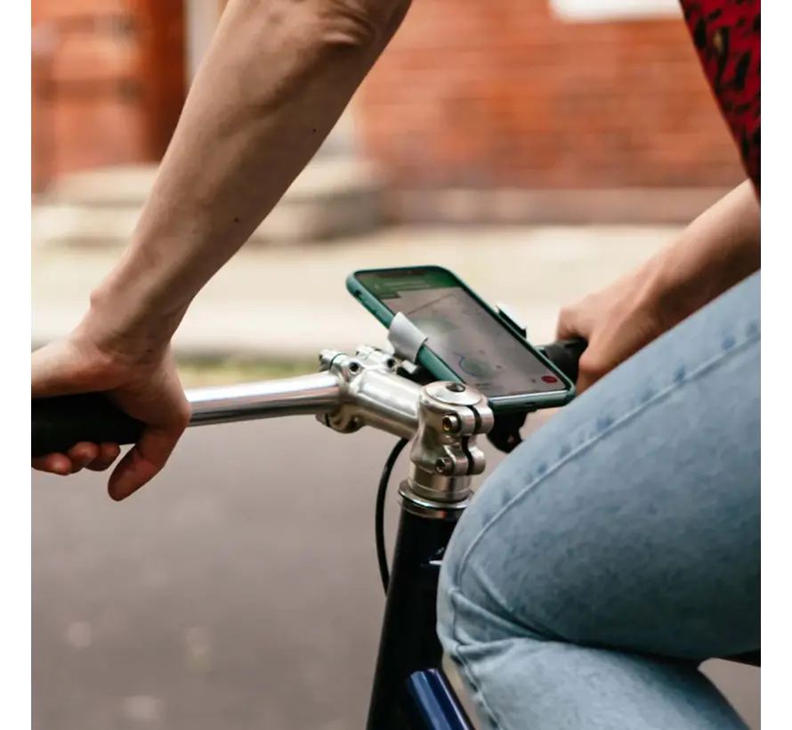 Mount universele fiets telefoonhouder - Zilver