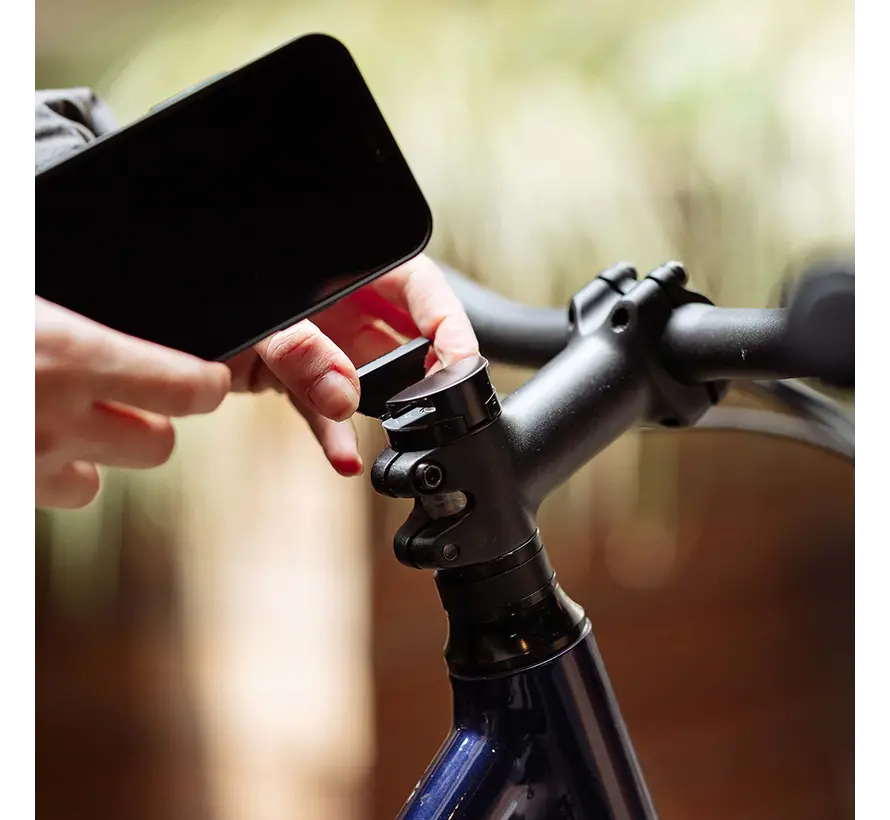 Micro Mount fiets telefoonhouder - Zilver