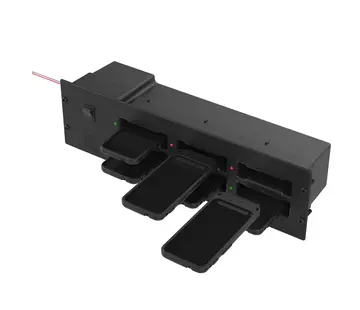 RAM Mount GDS® 6-poorts oplaadmodule voor IntelliSkin®-telefoons in kasten