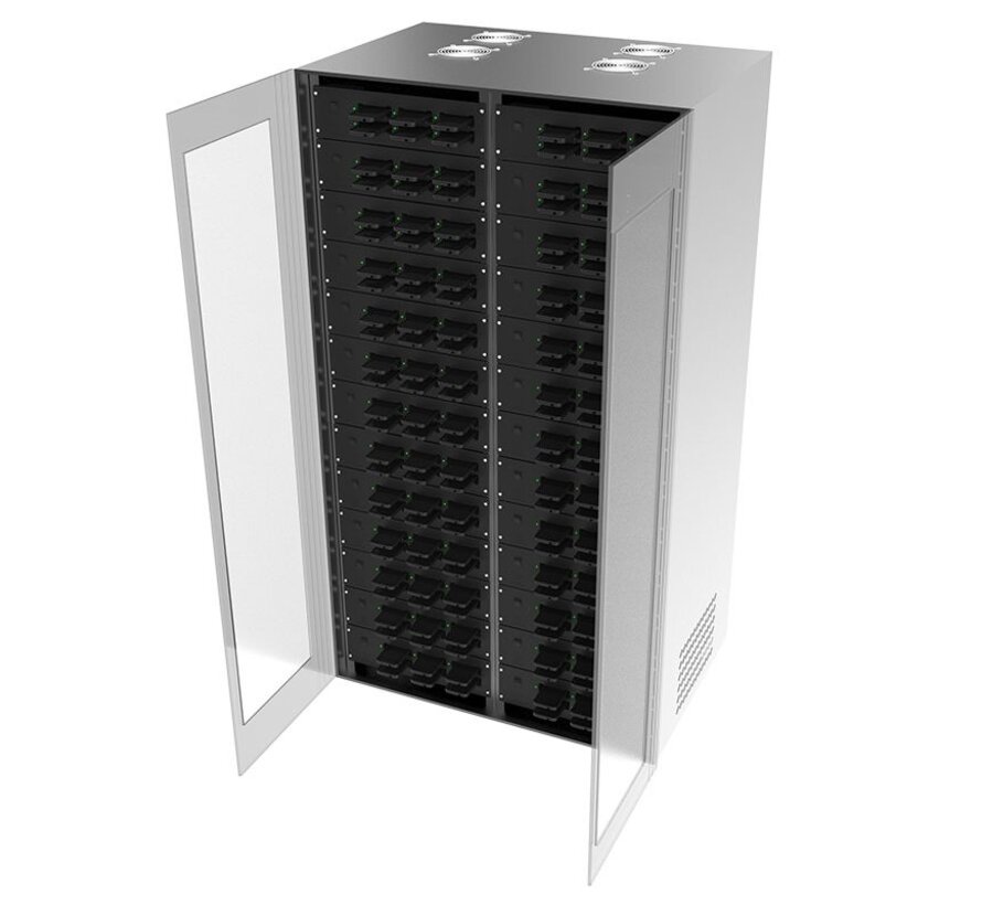 GDS® 6-poorts oplaadmodule voor IntelliSkin®-telefoons in kasten