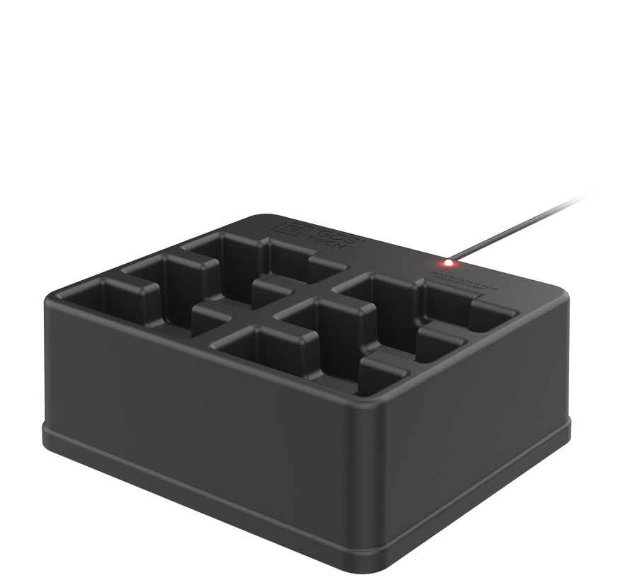 GDS® 6-Poort Gevoede Dock voor Handhelds met IntelliSkin®