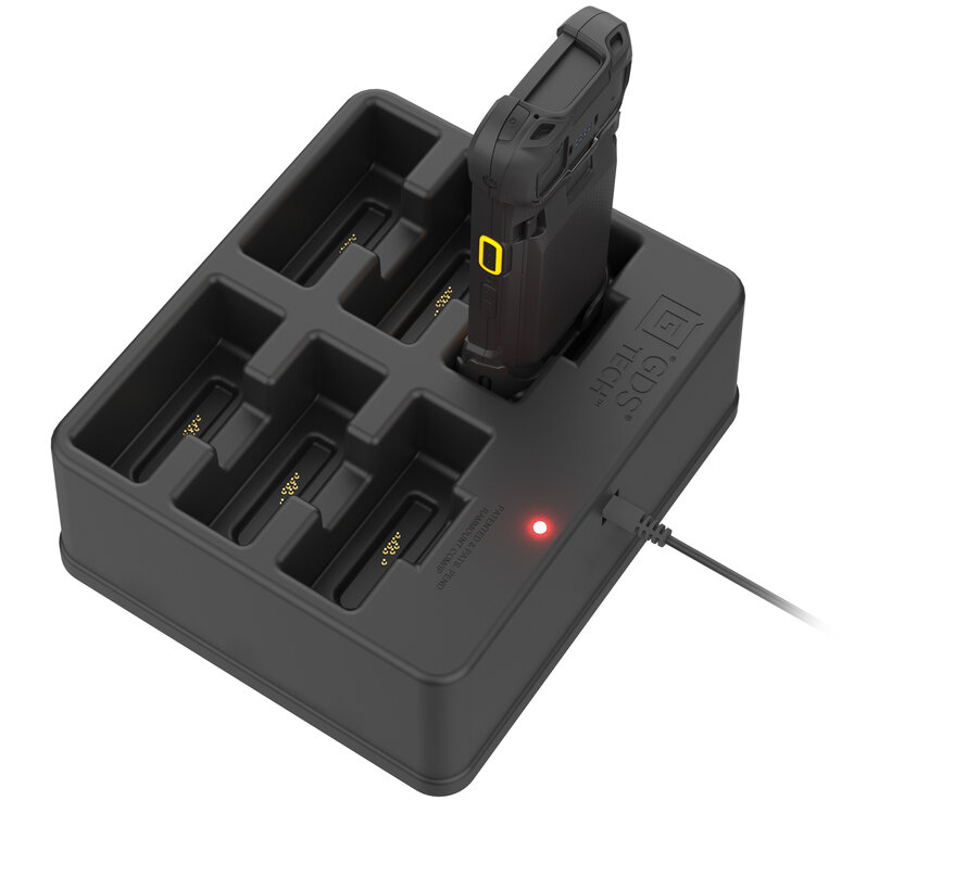 GDS® 6-Poort Gevoede Dock voor Handhelds met IntelliSkin®