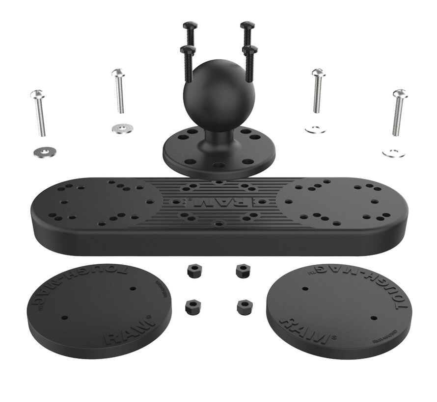 Tough-Mag™ Dubbele Magnetische Balbasis