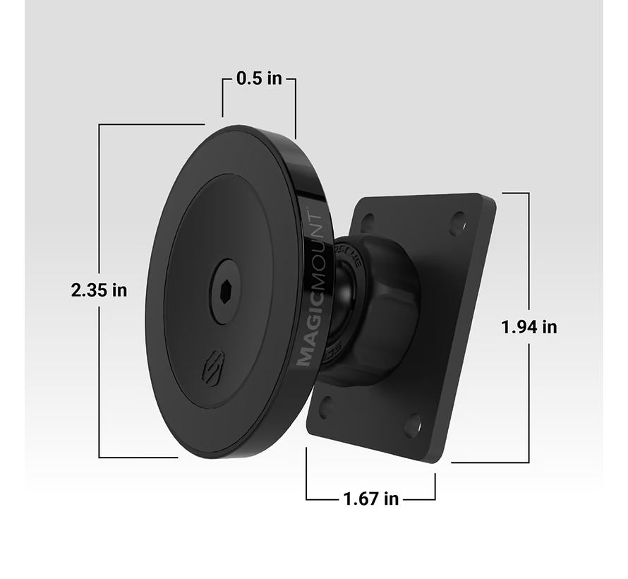 Proclip met Scosche Magic Mount™ Pro HD magsafe met swivel - Auto keuze