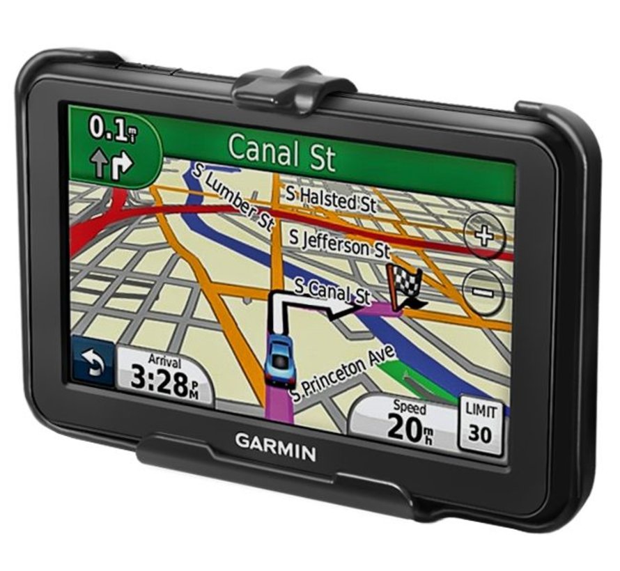 Support Voiture Pour GPS Garmin Nuvi 50/50LM - Fixation Pare-brise, Tête Pivotante, Plastique Robuste